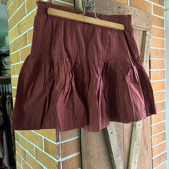 Anthropologie Meghan Embroidered Mini Skirt - Picture 2 of 3